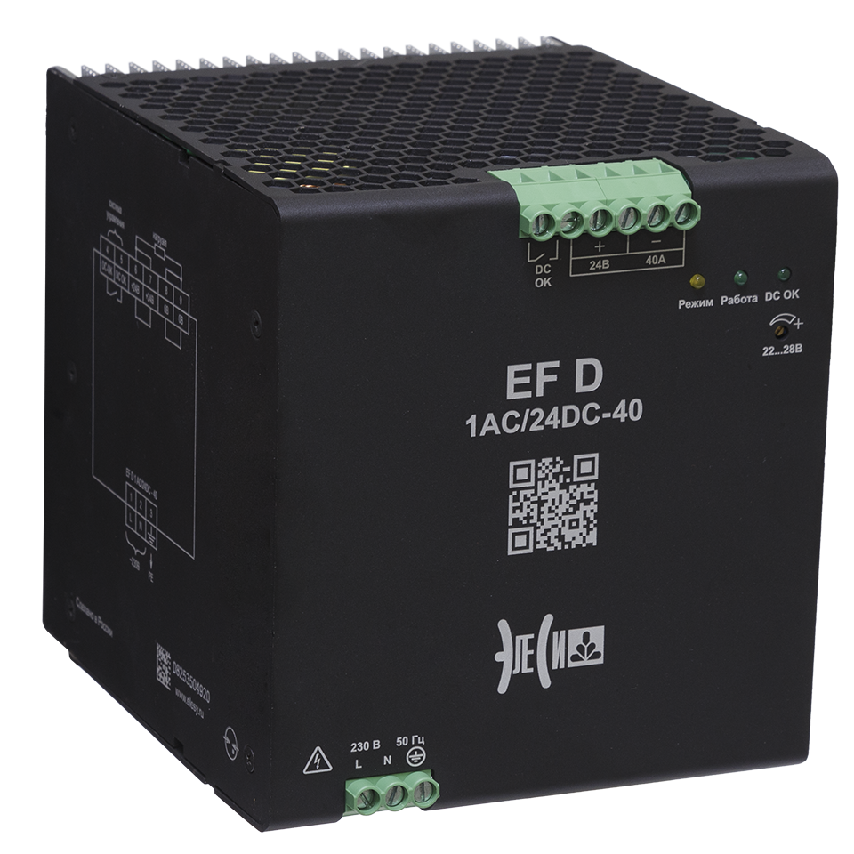 ВНЕШНИЙ ВИД EF D 1AC/24DC-40