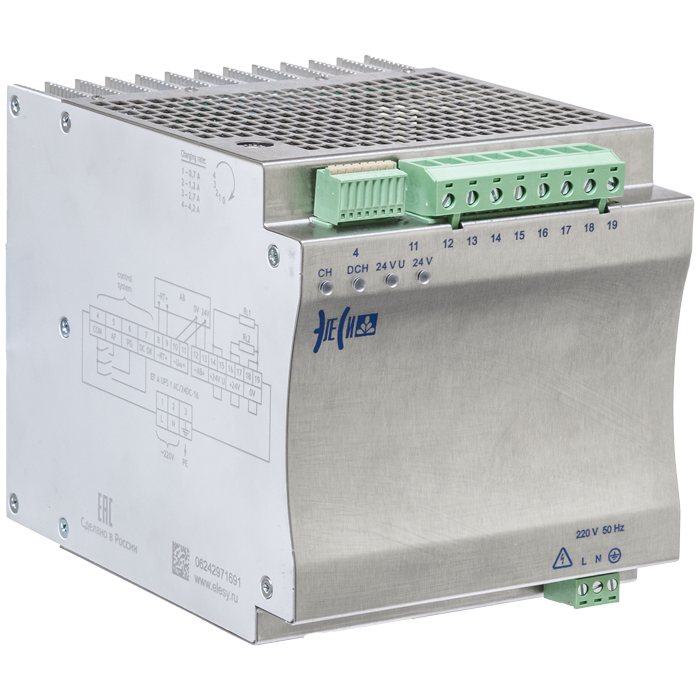 ВНЕШНИЙ ВИД EF А UPS 1AC/24DC-16