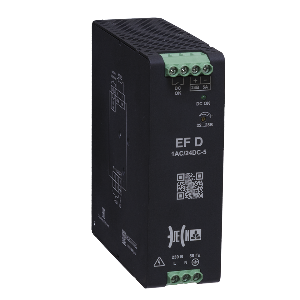 ВНЕШНИЙ ВИД EF D 1AC-24DC-5