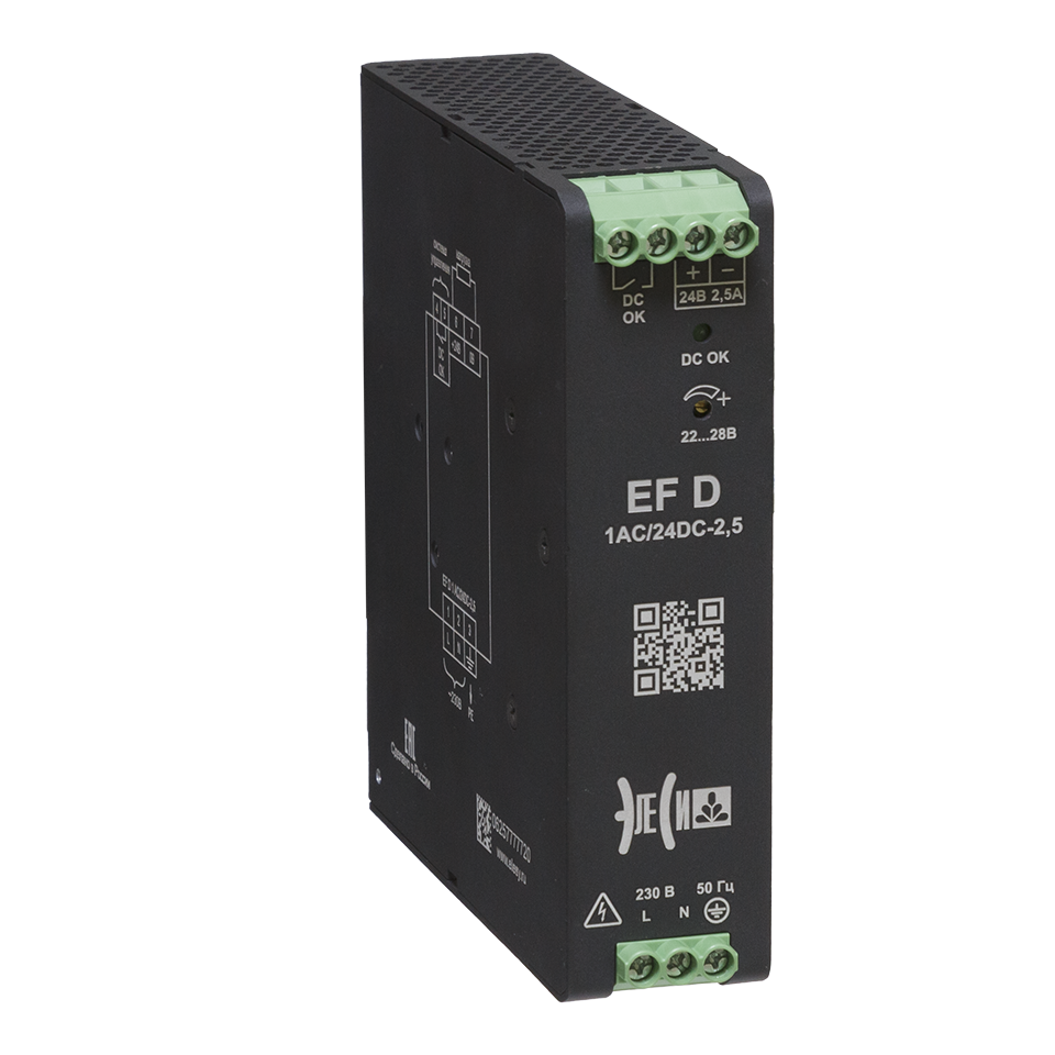 ВНЕШНИЙ ВИД EF D 1AC-24DC-2,5