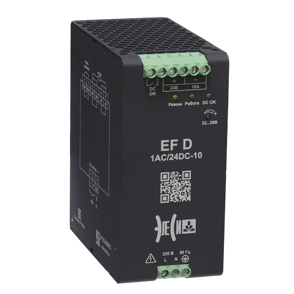 ВНЕШНИЙ ВИД EF D 1AC/24DC-10