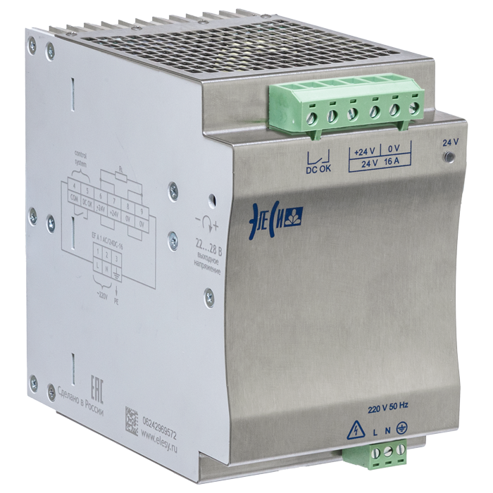 ВНЕШНИЙ ВИД EF А 1AC/24DC-16